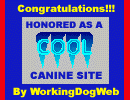 WorkingDogWeb Cool Site Award
